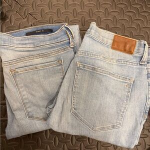 2 Pairs of Light Blue Women's Jeans Size 30